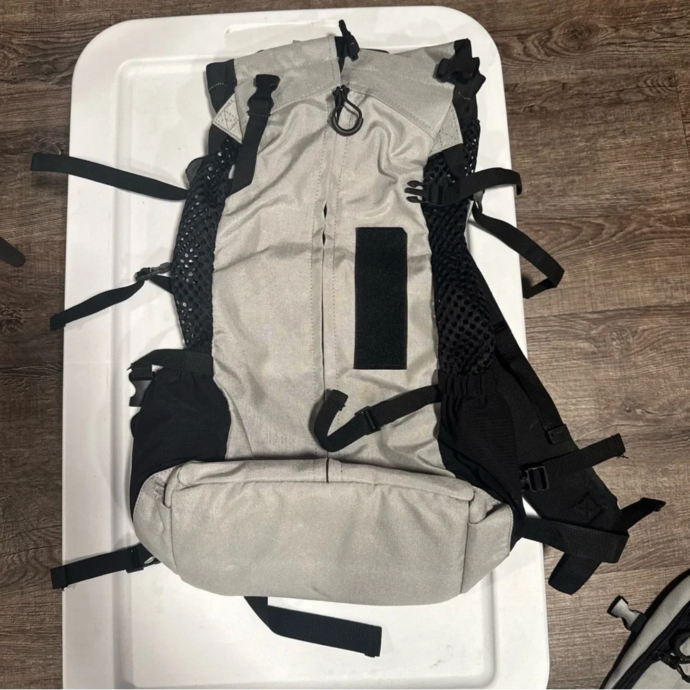 K9 Sport Sack Plus Dog Carrier Backpack in Light Gray